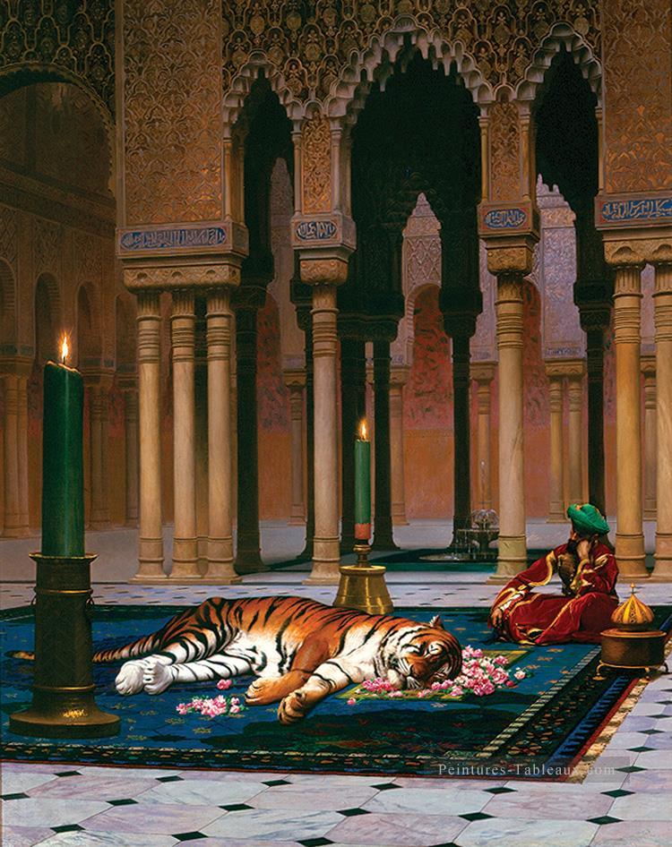 Le chagrin du pacha Orientalisme grec arabe Jean Léon Gérôme Peintures à l'huile